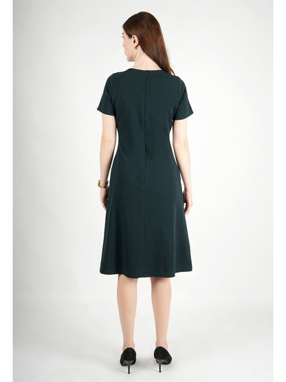 Exude Celebration A-line Zip Dress With Pockets