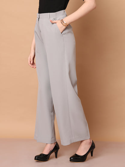 Exude Glamour &amp; Grit Wide Leg (Grey)