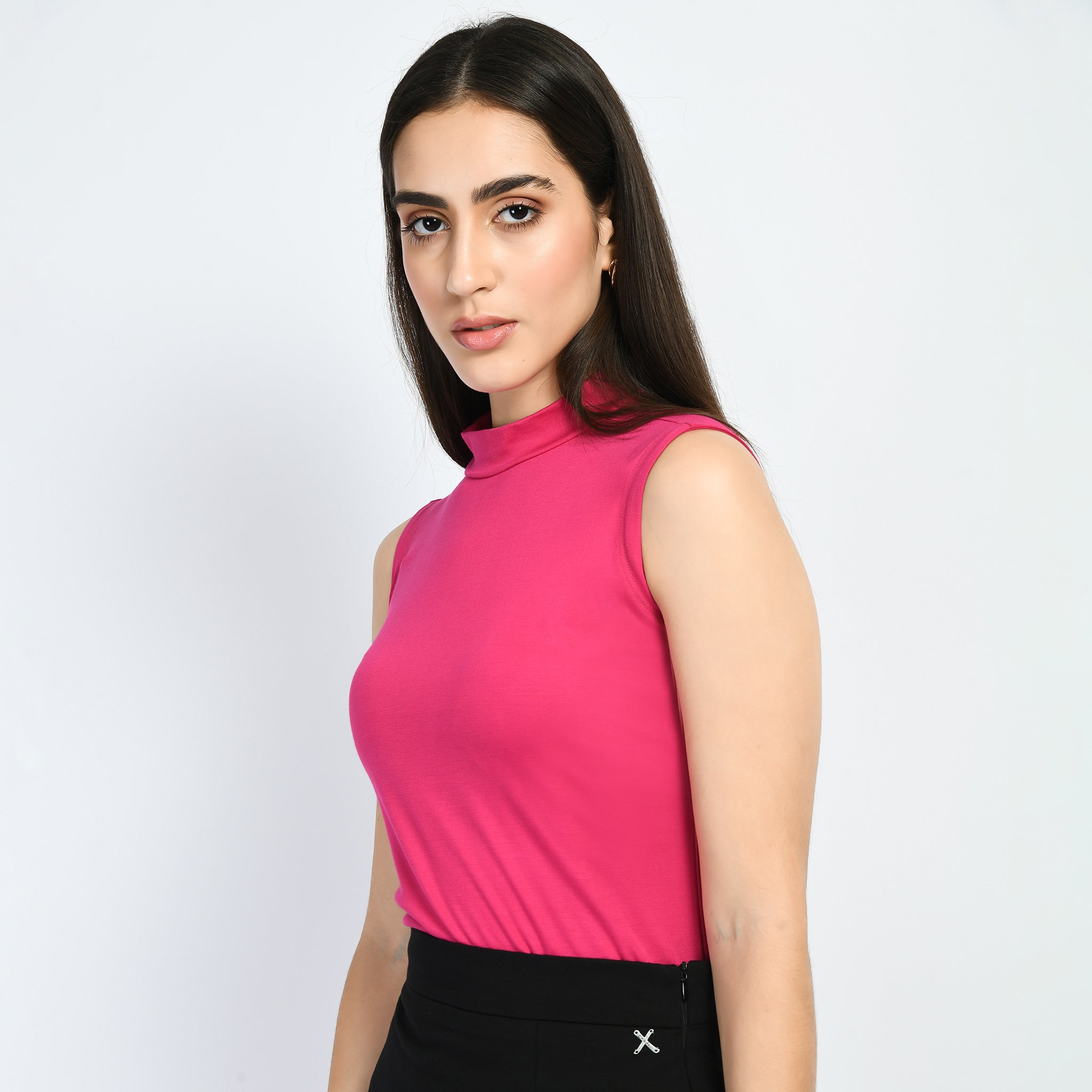 Hot pink 2024 sleeveless top