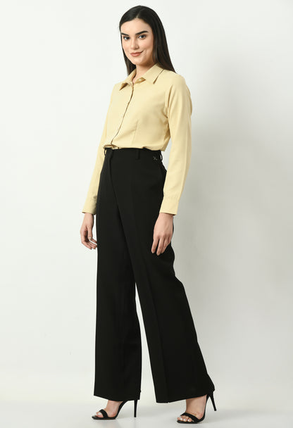 Exude Charisma Long Sleeves Formal Shirt (Sunset Yellow)