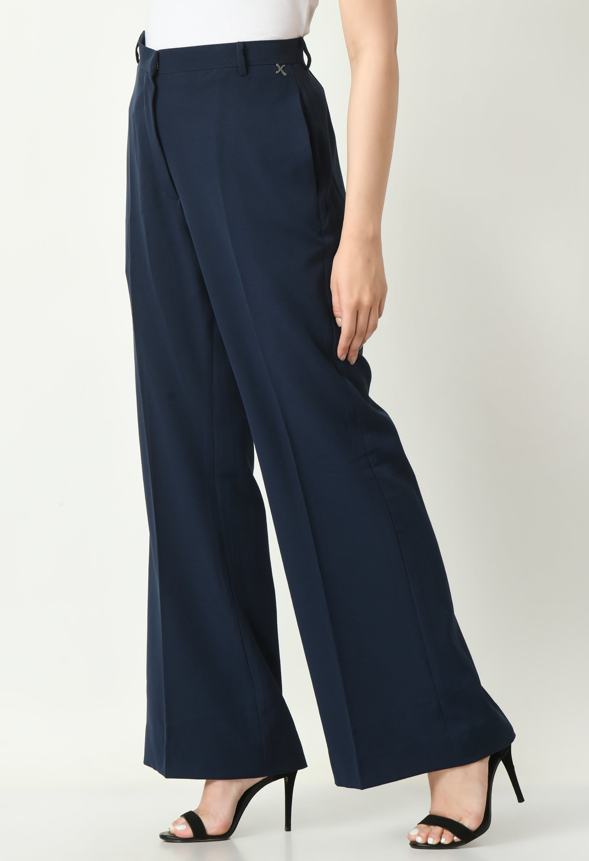 Westmoreland Bootcut Trousers - Navy | Boden AU